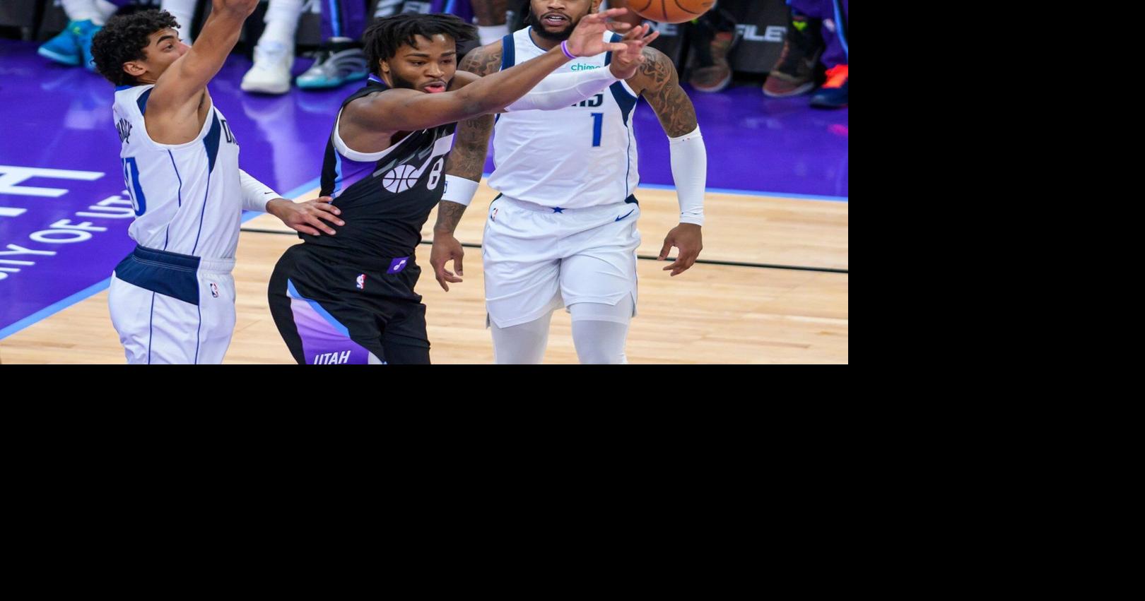 George scores 37, Marklkanen adds 33 as Jazz top Mavericks in OT despite Flagg’s career-high 42