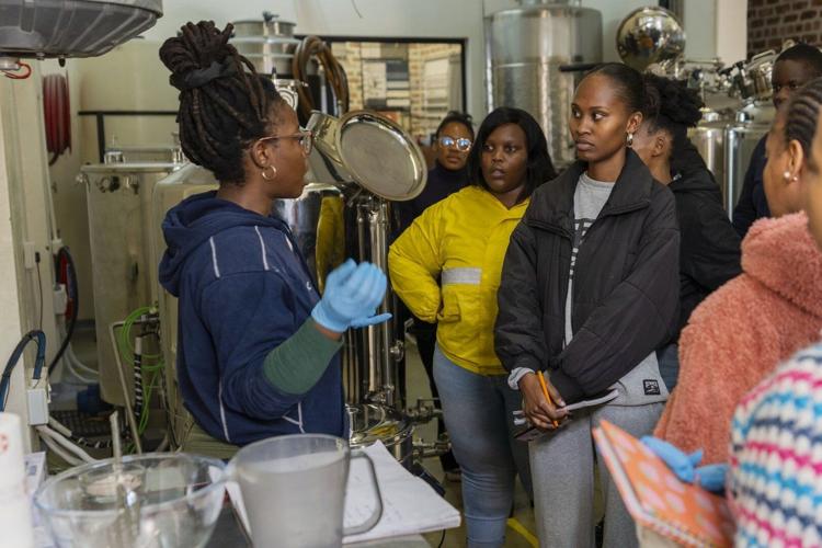 A beer pioneer, South Africa's first Black female brewery owner trains a new generation