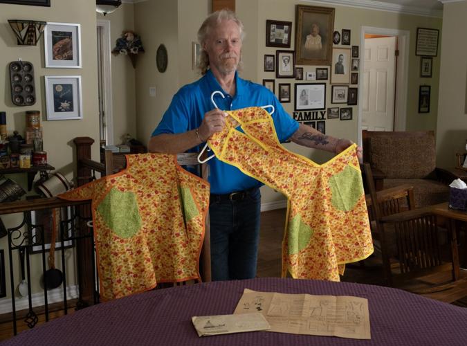 Eric Mabley with aprons
