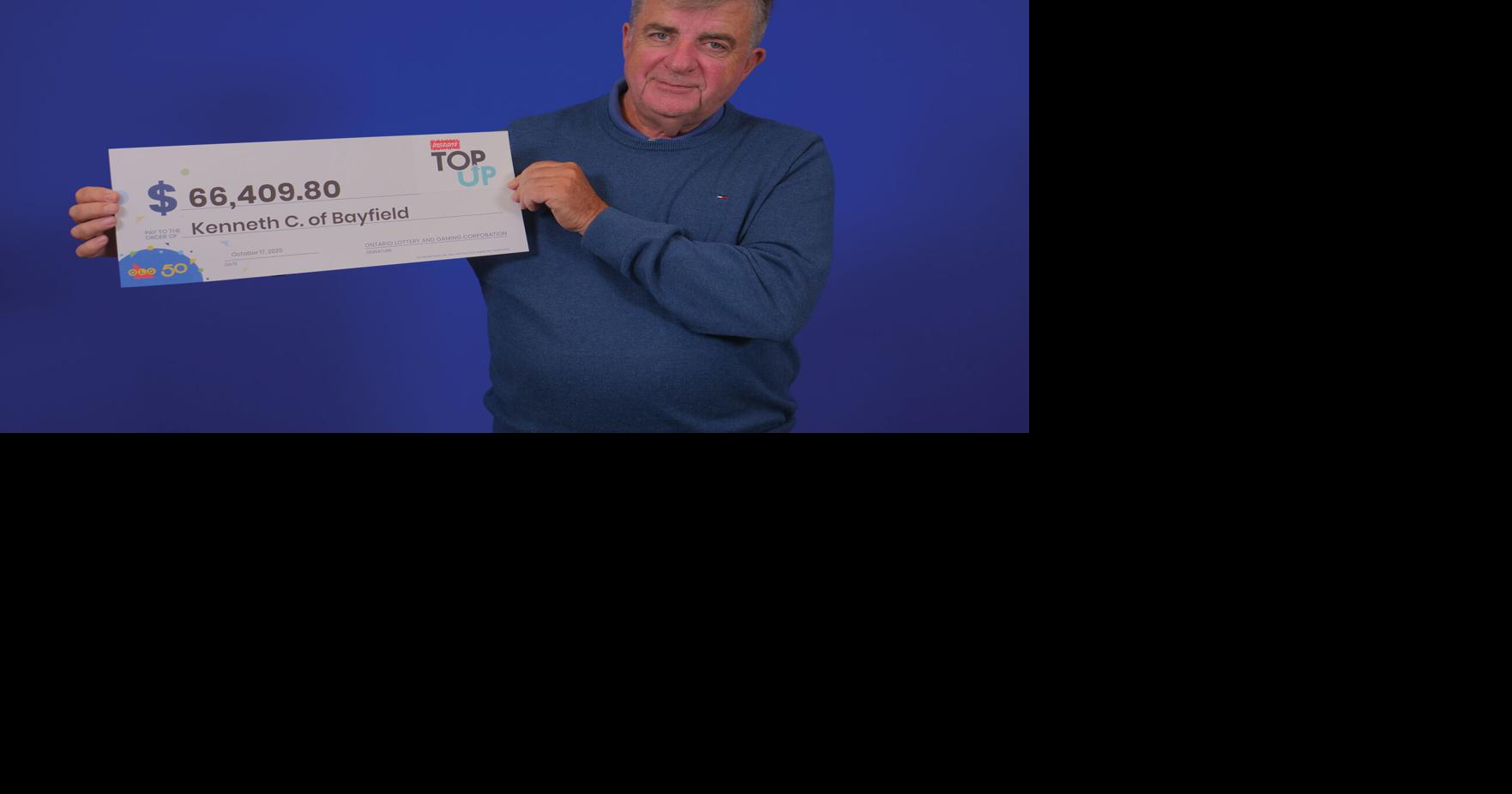 ‘I finally did it. I really did it’ said Kenneth who won a $66,409.80 jackpot in an instant