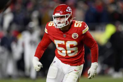 Chiefs and defensive end George Karlaftis agree to 4-year, $93M contract, AP source says