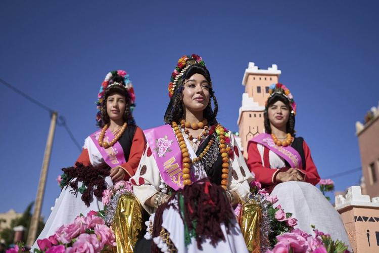 The desert blooms, roses perfume the air and a Moroccan town comes to life