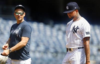 Yankees right-hander Luis Gil pitches 3 1/3 innings in a rehab start with Double-A Somerset