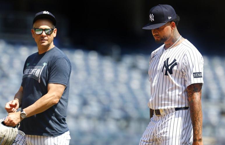 Yankees right-hander Luis Gil pitches 3 1/3 innings in a rehab start with Double-A Somerset