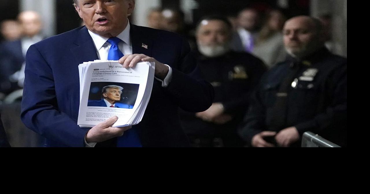 The Latest | Opening statements in Trump hush money trial set for ...