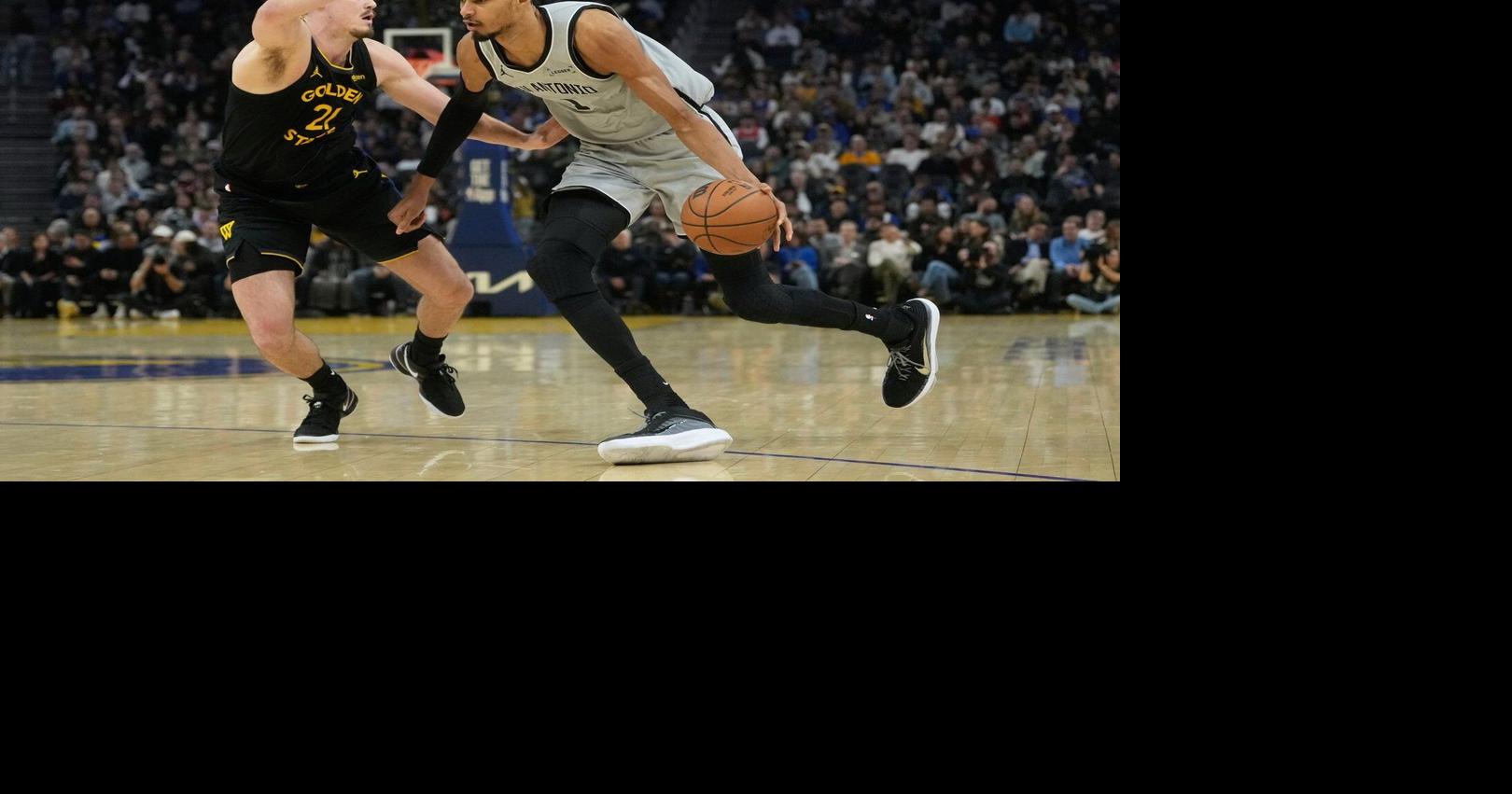 Fox and Wembanyama lead the Spurs past the Warriors 126-113 for their 6th straight win