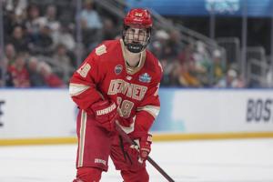 Wild rookie Zeev Buium jumps right in with the NHL playoffs at stake. He's been on big stages before