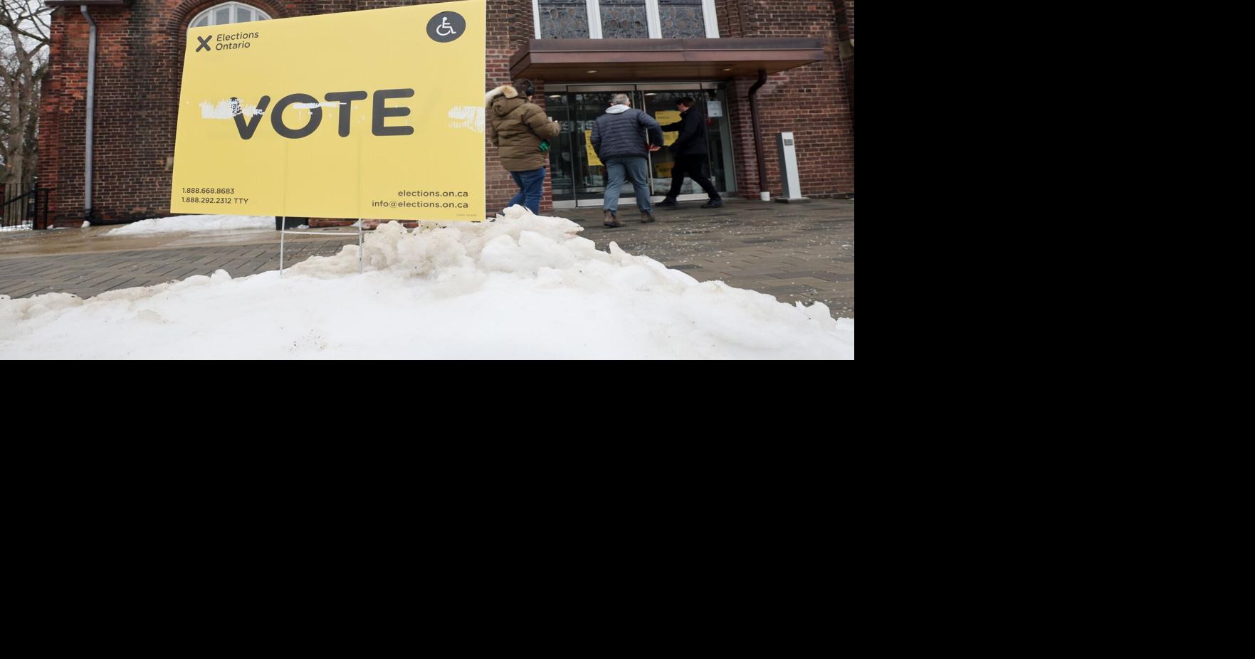 Wintry weather, Doug Ford’s lead in opinion polls and Donald Trump among factors expected to keep voter turnout down, experts predict