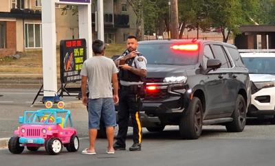 Man arrested for impaired driving of pink Barbie truck in Prince George, B.C.