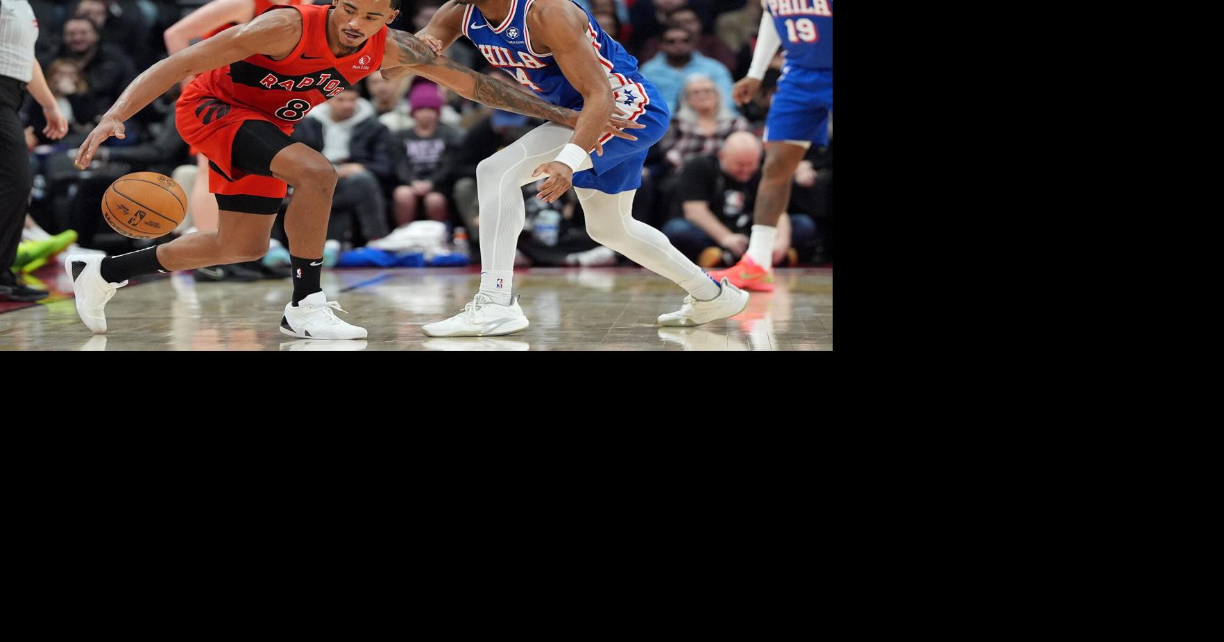 Raptors outlast Sixers in a game where you couldn’t tell the players without a program