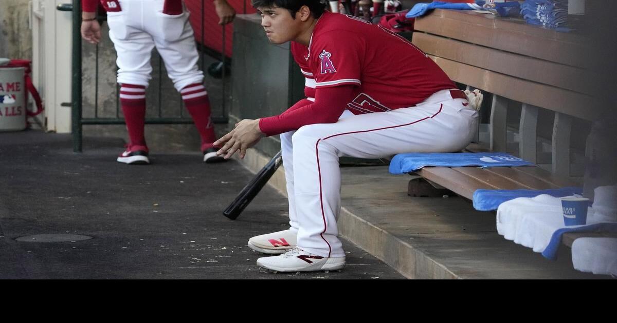 Shohei Ohtani Game Used Alternate Red Jersey from 1st 2 Homerun