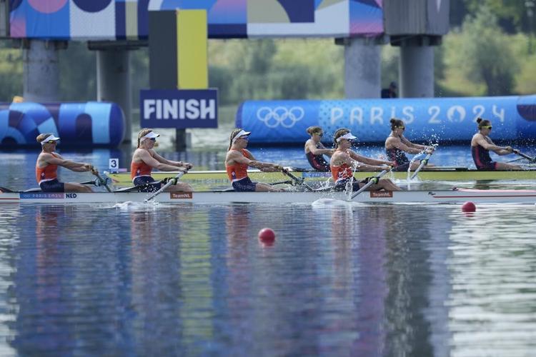 Dutch rower Marloes Oldenburg celebrates rowing Olympic gold 2 years