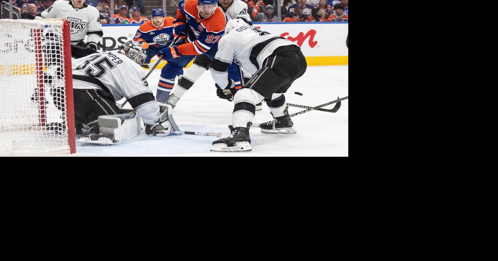 Draisaitl scores in OT as Oilers rally from behind to beat Kings 4-3, tie series 2-2