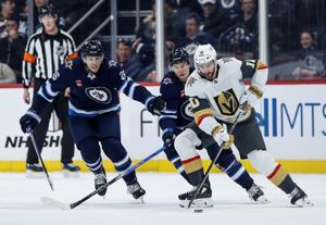 Barbashev scores overtime winner to give Golden Knights a 3-2 win over Jets