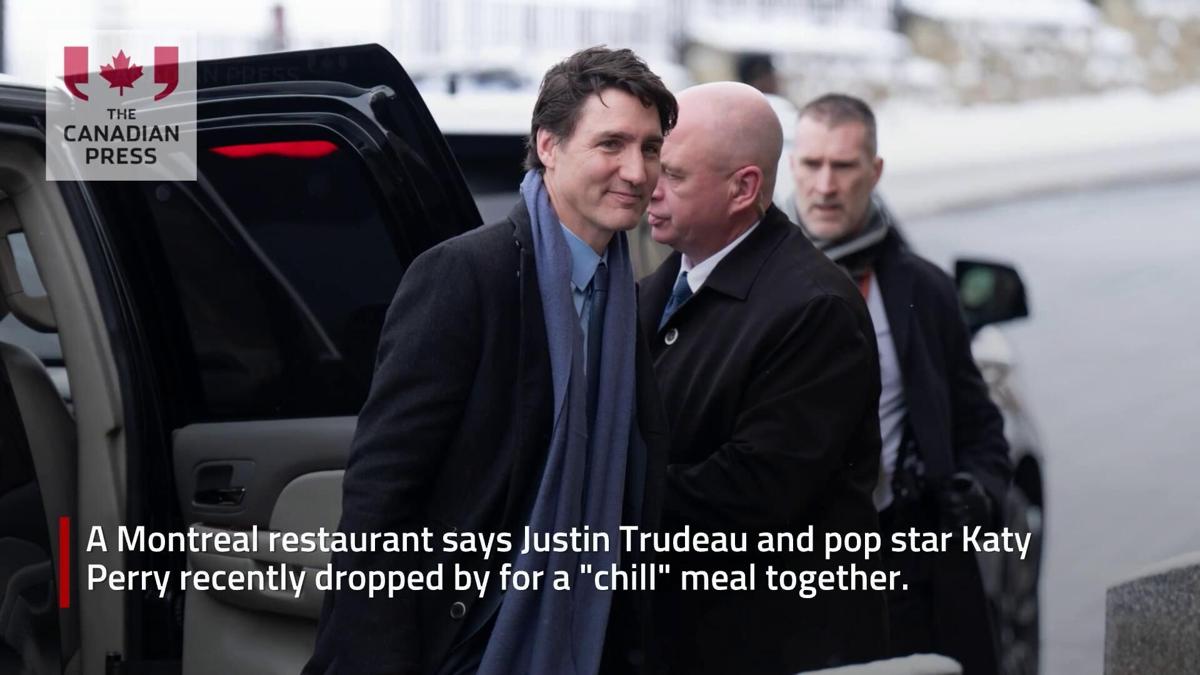 Justin Trudeau and Katy Perry restaurant hop in Montreal