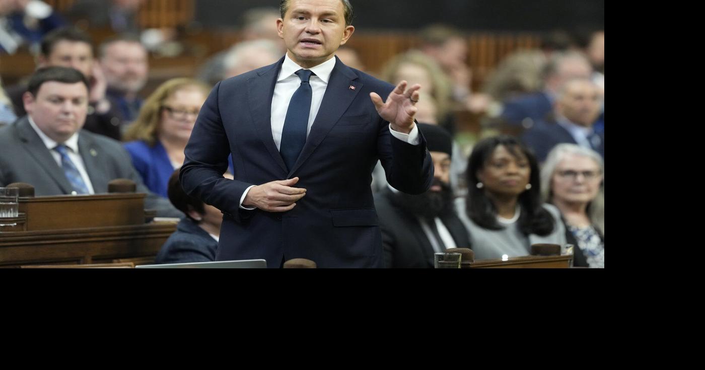 Poilievre urges Conservatives to speak for Canadians, put national interest first