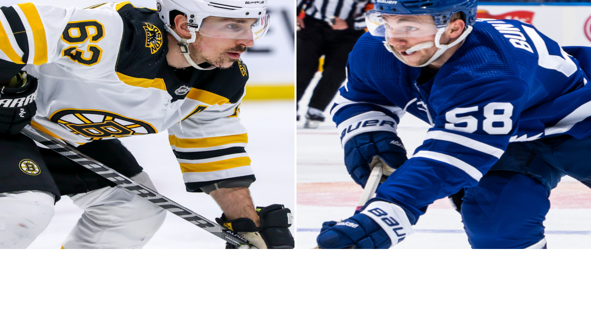 Leaf Michael Bunting adds a bit of Brad Marchand to his game. It's
