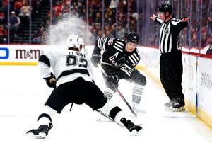 Hughes scores winner as Devils outlast Kings 6-4; Kopitar sets LA franchise points record