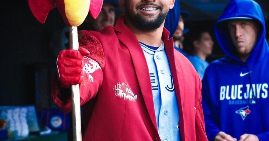 Plush red dragon flies off toy store shelves after Blue Jays homer