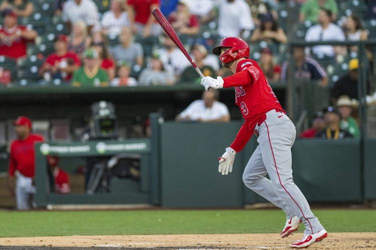 Ward and Schanuel lead Angels to 4-3 victory over slumping Athletics