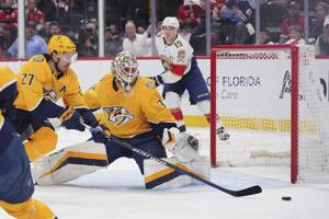 Forsberg scores 2, Predators beat Panthers and extend point streak to franchise-record 16 games