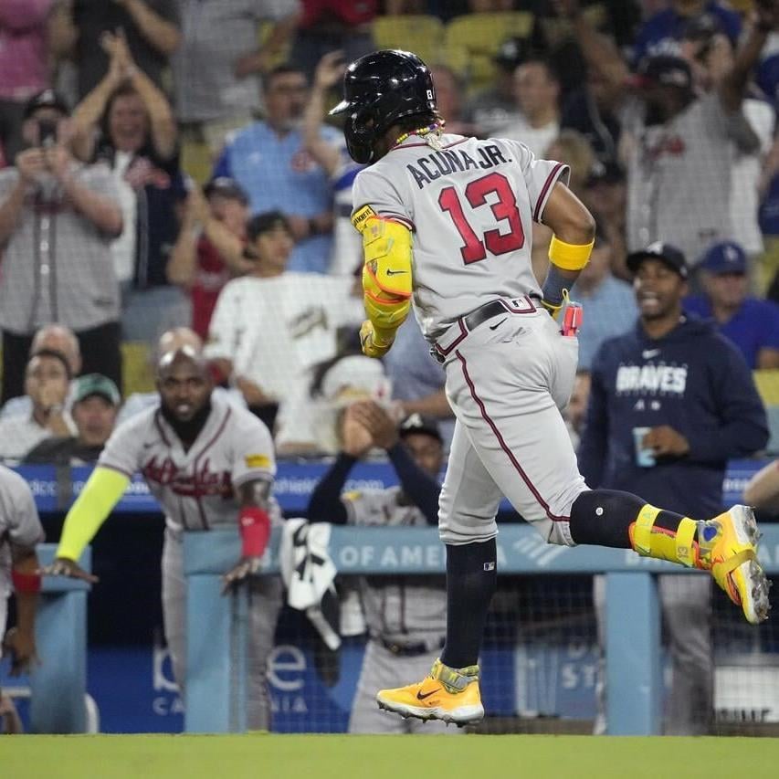 Ronald Acuña becomes first player ever with 15 homers, 30 steals through 70  games