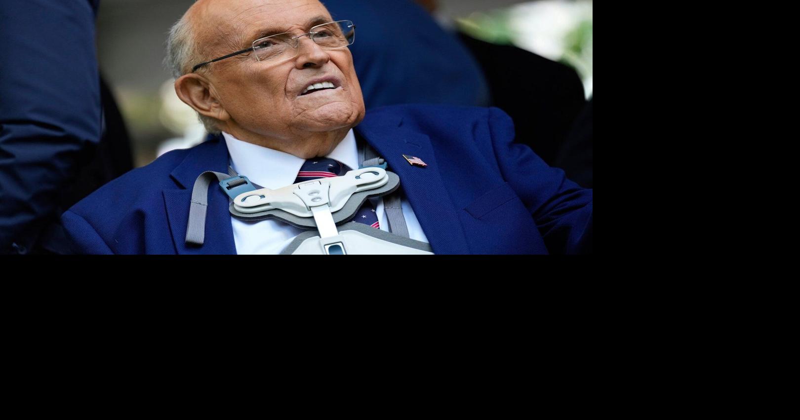 Rudy Giuliani hospitalized in critical condition, his spokesman says