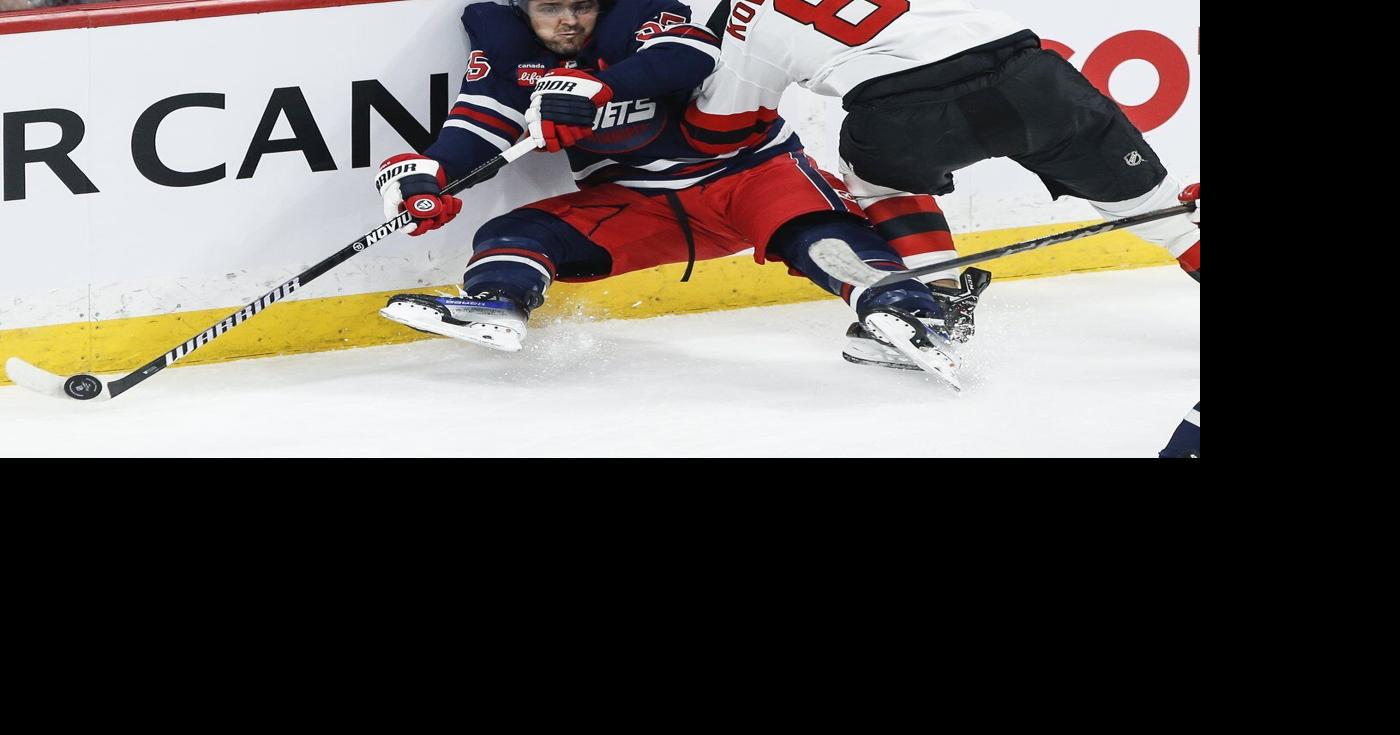 Iafallo scores twice, Jets down Devils 4-0 for 50th win this season