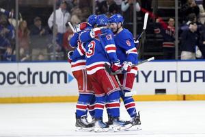 NHL roundup: Brodzinski scores twice as Rangers down Canucks 5-3