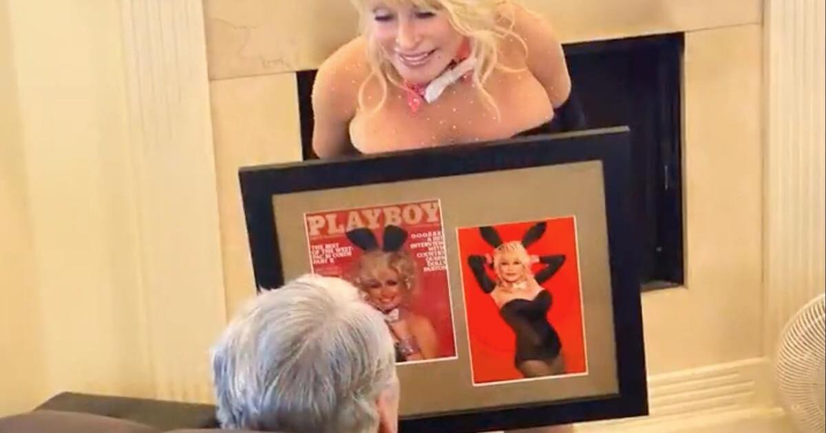Dolly Parton posing like a Playboy Bunny at 75 is a delightful middle  finger to Father Time