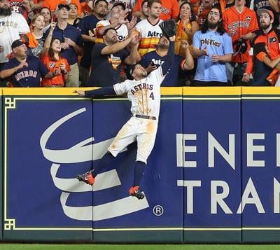 George Springer won't bring the Blue Jays a gold glove in centre but it's  still a good glove