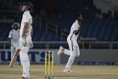 West Indies pacemen reduce Australia to 99-6 in third test, an overall lead of 181