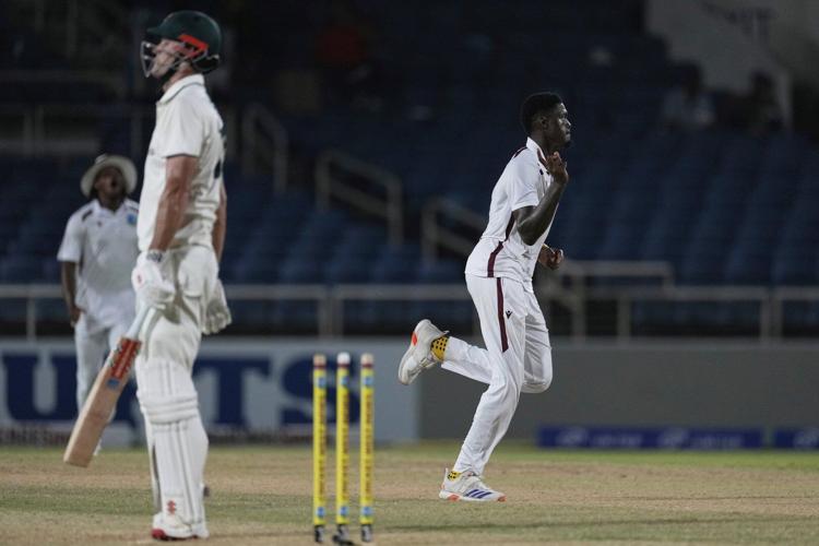 West Indies pacemen reduce Australia to 99-6 in third test, an overall lead of 181