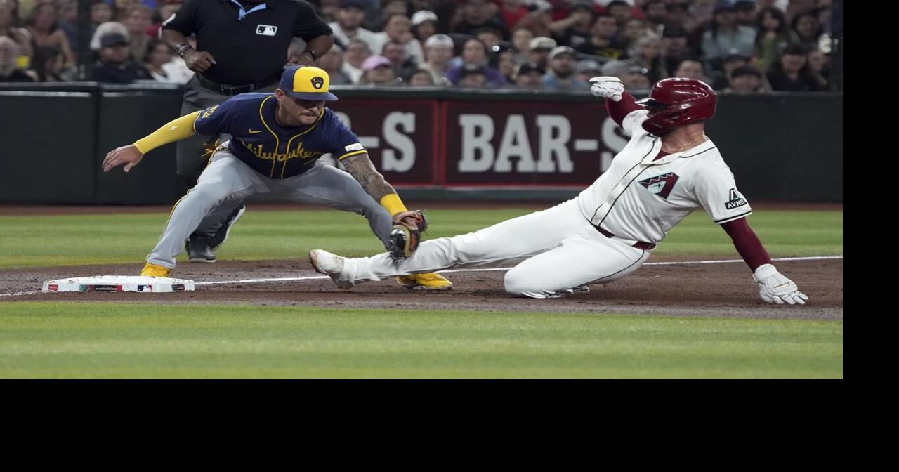 Hoskins homers, Brewers extend NL Central lead with 2-1 win over Diamondbacks