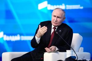 Putin says Russia will use 'all weapons' in its arsenal if any of its territory is attacked