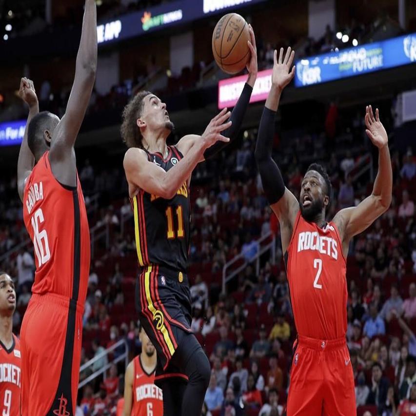 Hawks beat Rockets 130-114 but stay in 9th spot for play-in