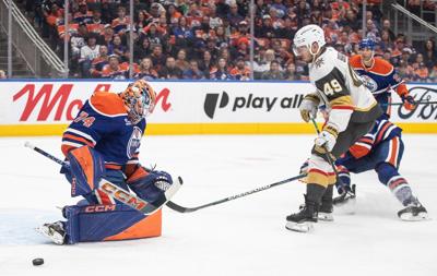 Stuart Skinner's first playoff win this season a 3-0 shutout for Edmonton Oilers