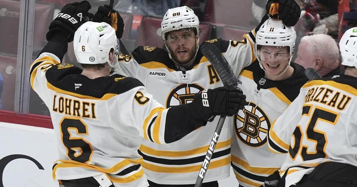 Pastrnak's goal in OT lifts Bruins over Panthers 4-3 and snaps Boston's 6-game losing streak