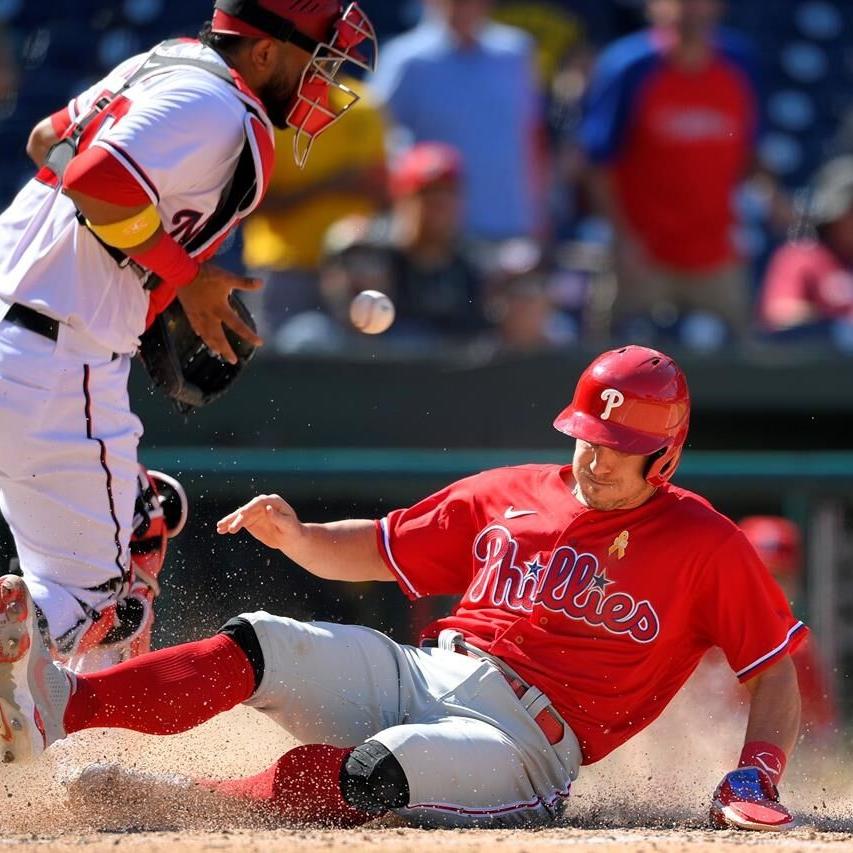 Phillies rally past Nationals 7-6, complete series sweep