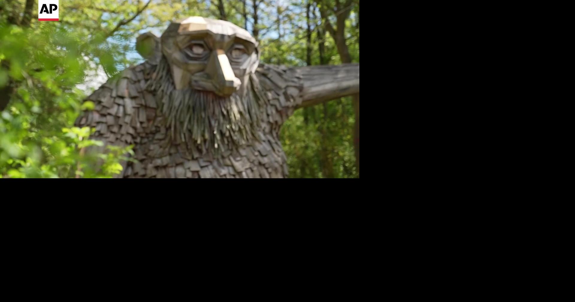The trolls come indoors as a Danish recycling artist stages his first museum exhibit