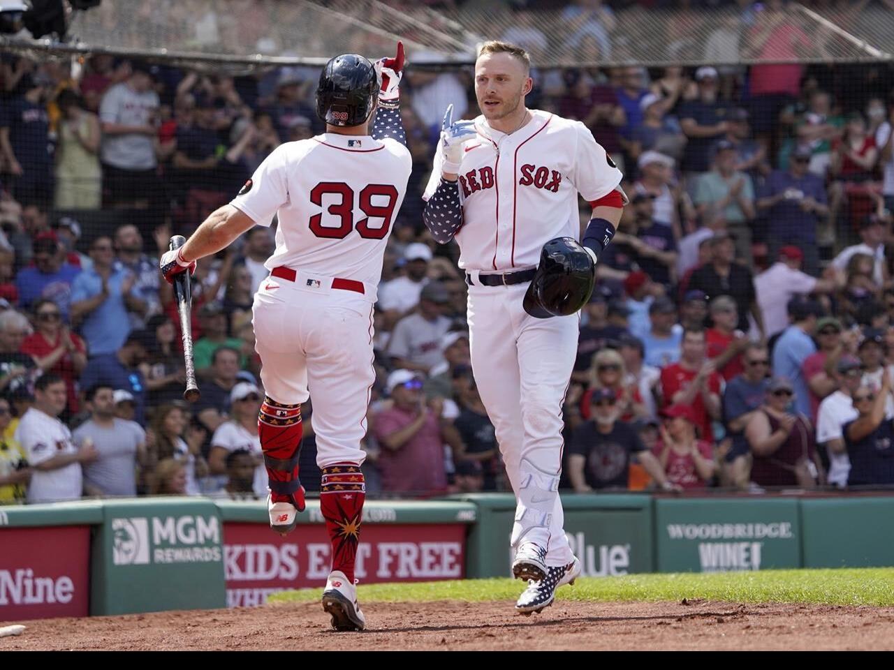 RED SOX 7, A'S 3: Boston wins 8th straight for 17-2 start