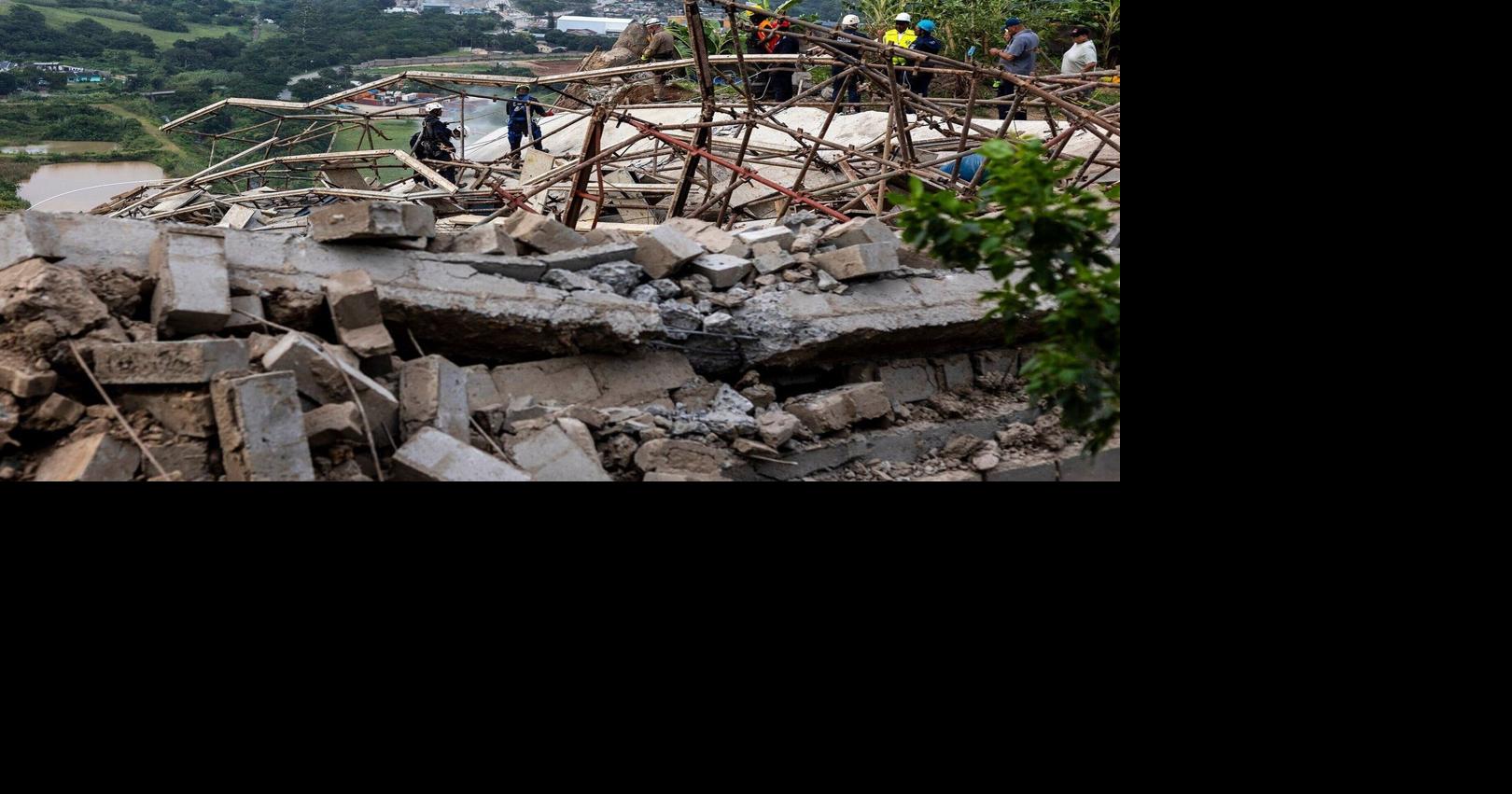 Death toll climbs to 5 in South African temple building collapse