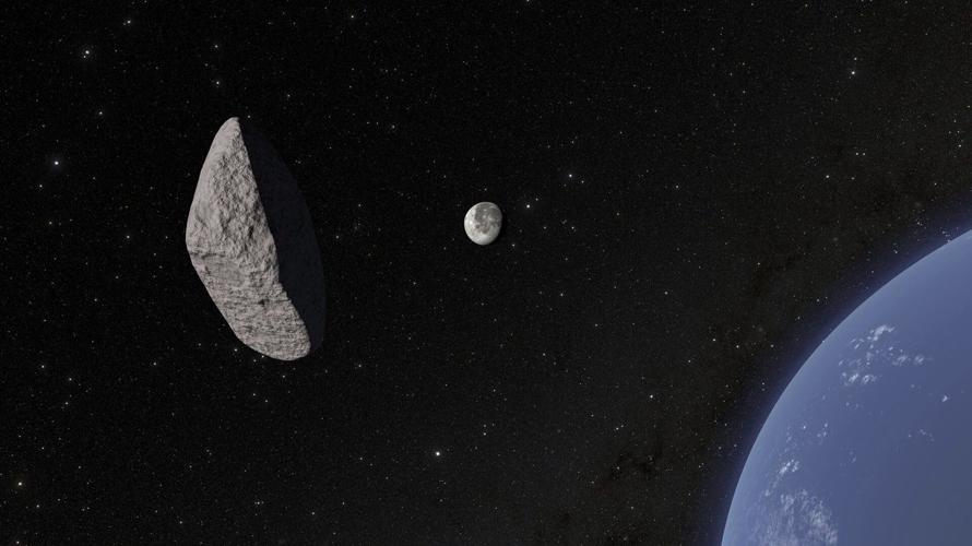 New observations show the asteroid that won't hit Earth resembles a spinning hockey puck