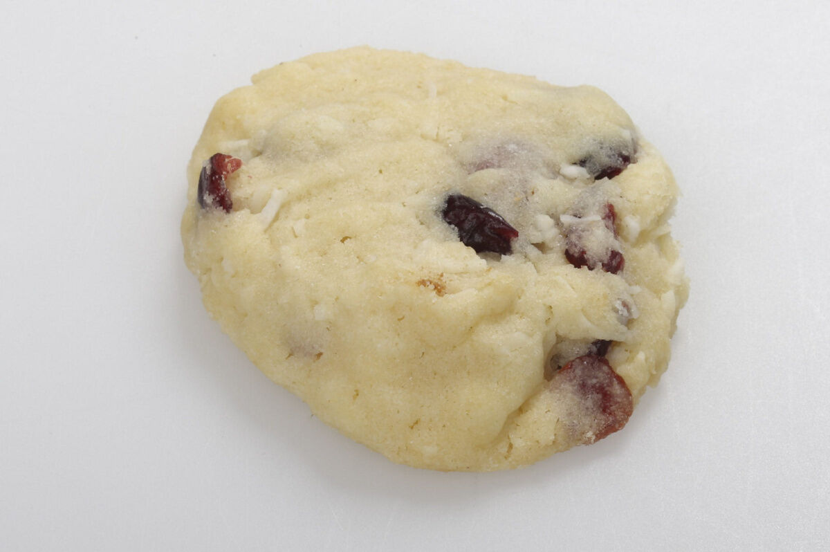 Coconut cranberry cookies: Recipe