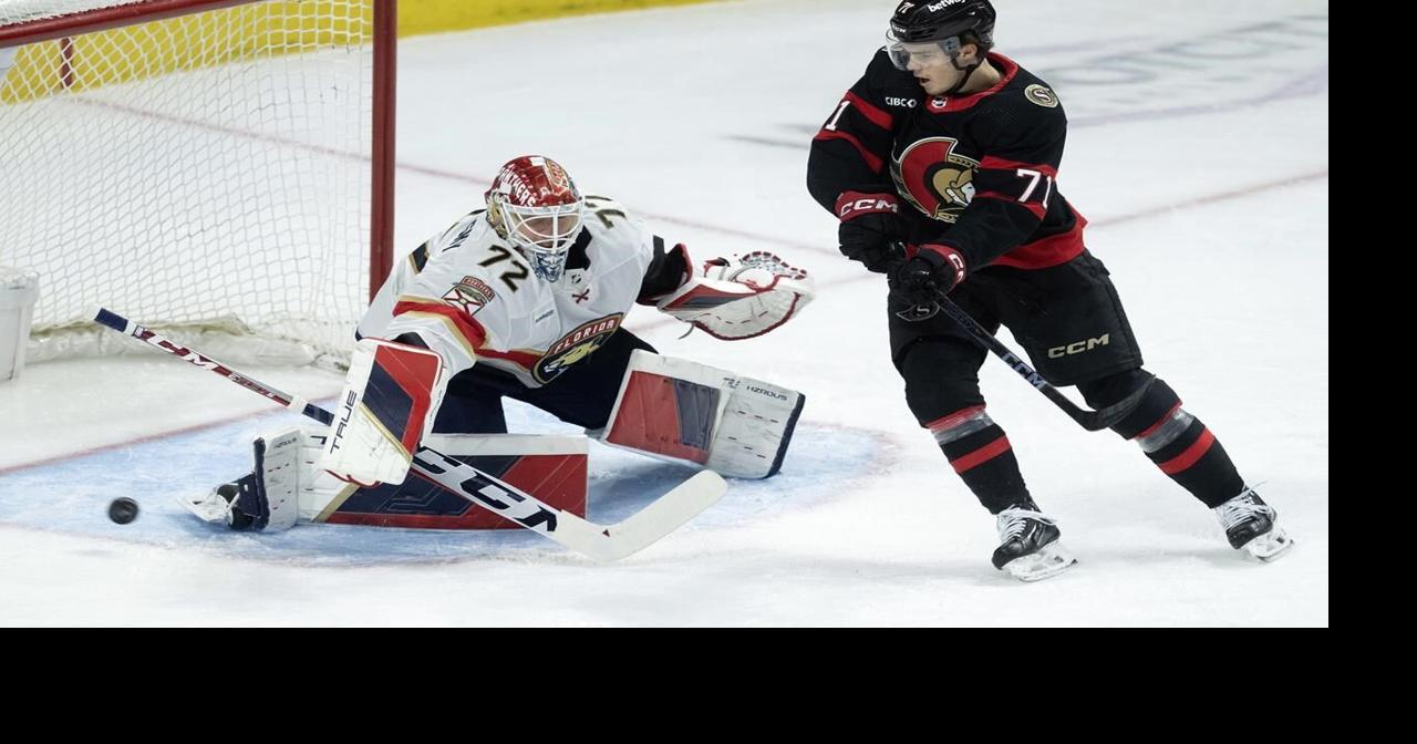 Sergei Bobrovsky has 30-save shutout as Panthers blank Senators 6-0