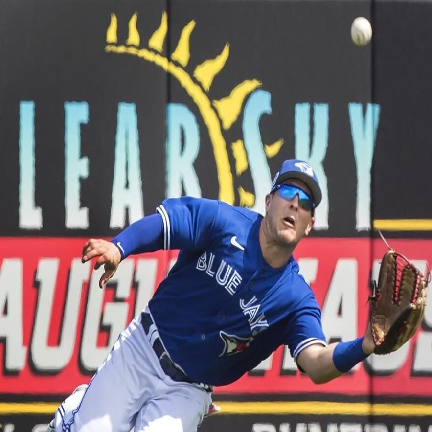 Daulton Varsho catches on quickly to new Jays way