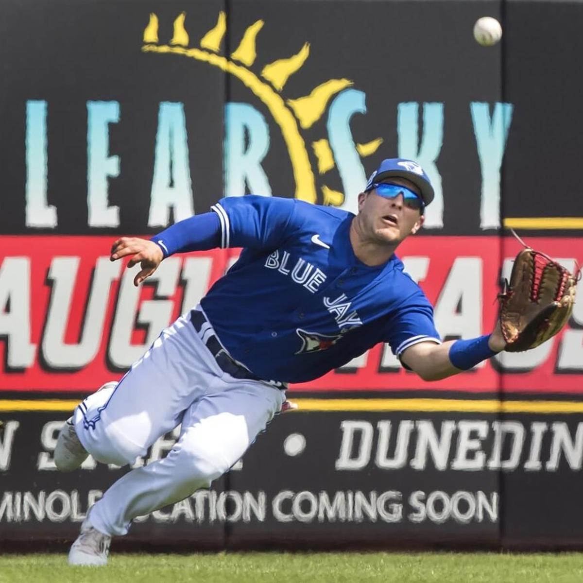 Daulton Varsho catches on quickly to new Jays way