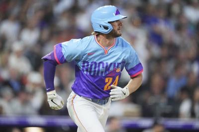 McMahon hits 2-run double, Gordon picks up 1st win as scuffling Rockies beat Yankees 3-2