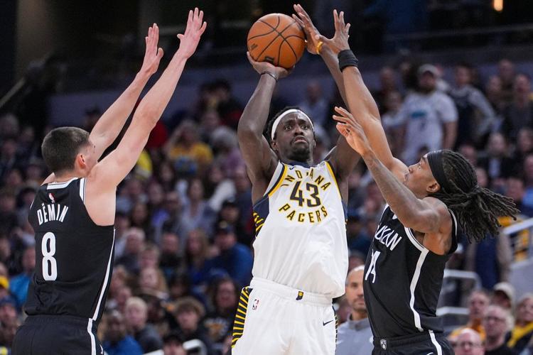 Porter scores 32 as Nets beat Pacers 112-103 for 1st win