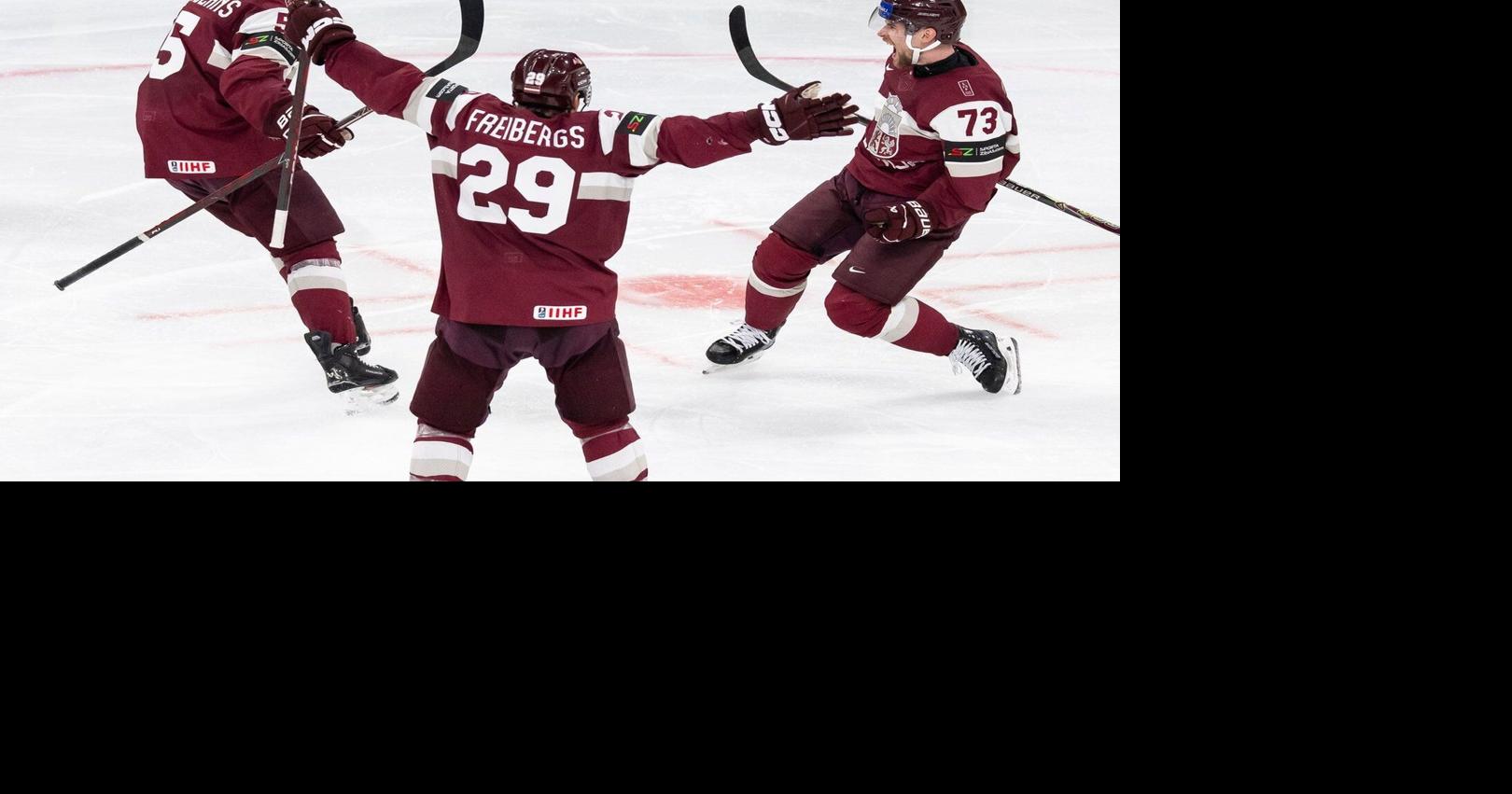 Latvia stuns the US 4-2 at ice hockey world championship